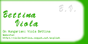 bettina viola business card